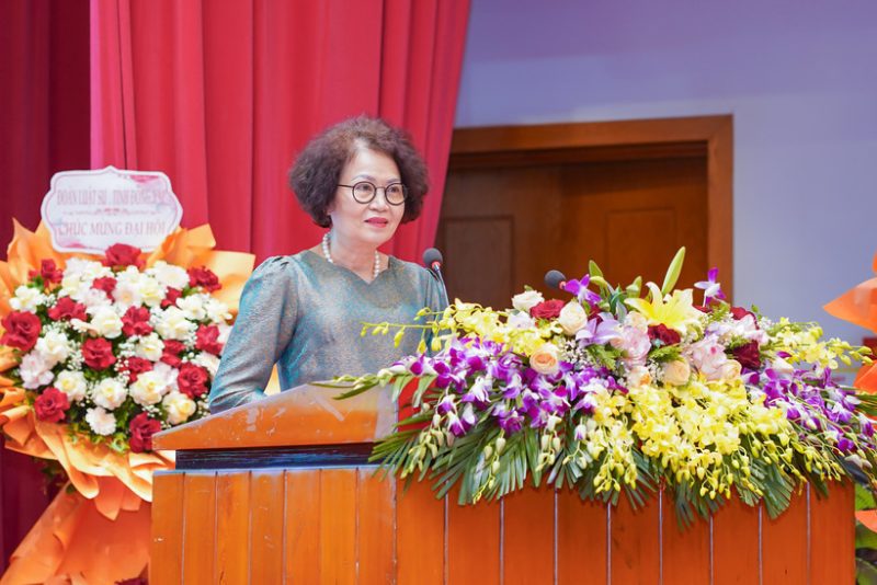 Luật sư Nguyễn Thị Quỳnh Anh, Phó Chủ tịch Liên đoàn Luật sư Việt Nam phát biểu.