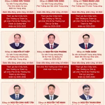 Các đồng chí vừa được Bộ Chính trị, Ban Bí thư điều động, phân công, chỉ định, bổ nhiệm