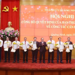 Công bố quyết định của Ban Thường vụ Thành ủy về công tác cán bộ